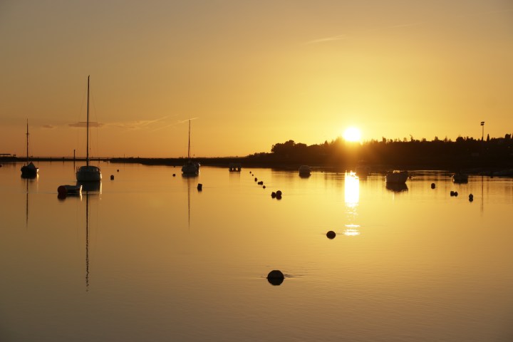 Sunset; Ria Formosa; Santa Luzia; Portugal; travel; offseason