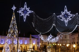 Christmas; Tavira; Portugal; Christmas lights; Algarve; travel; offseason